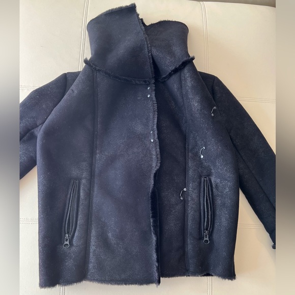 Free People Faux Shearling Moto Jacket - Picture 12 of 14